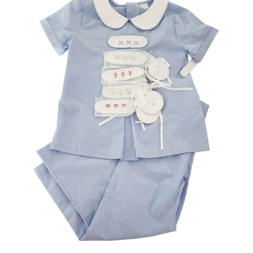 5 New Edgehill collection gingham set 5 different fronts